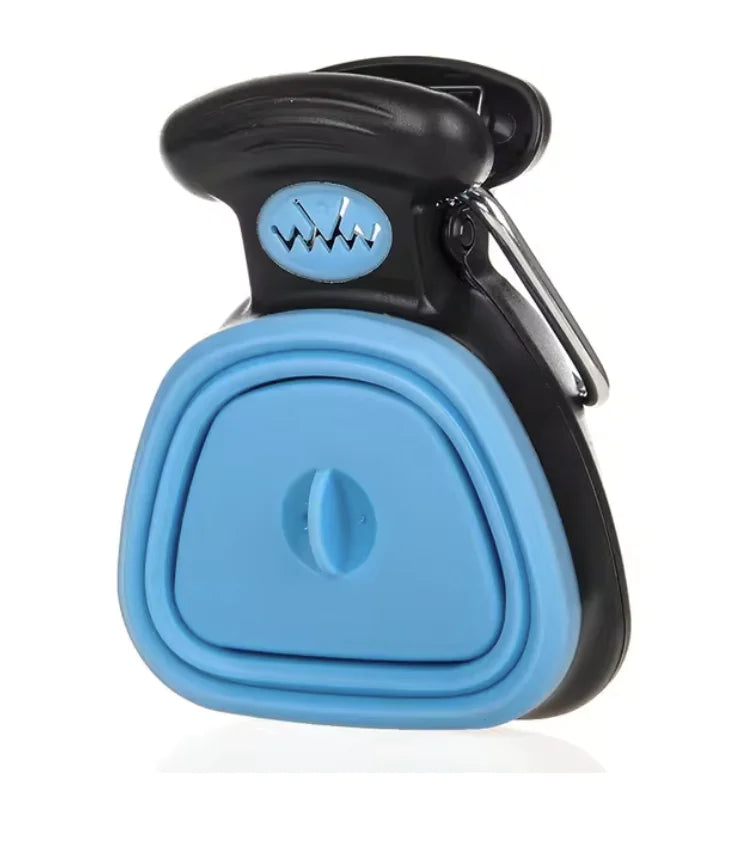 Foldable Pet Poop Bag Dispenser with Travel Spoon