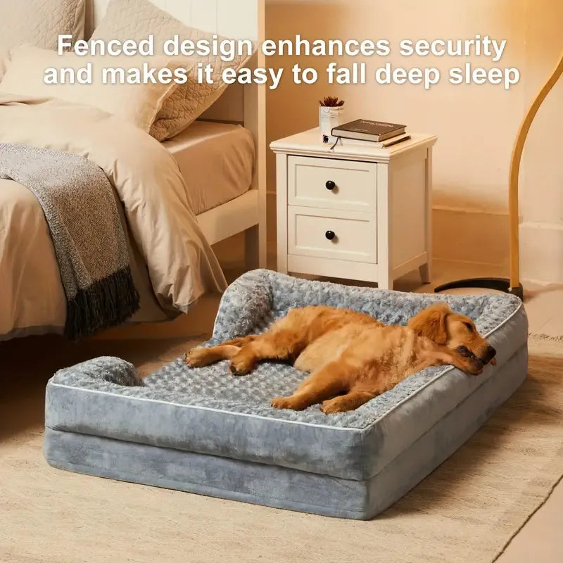 Waterproof Soft Plush Therapeutic Dog Bed