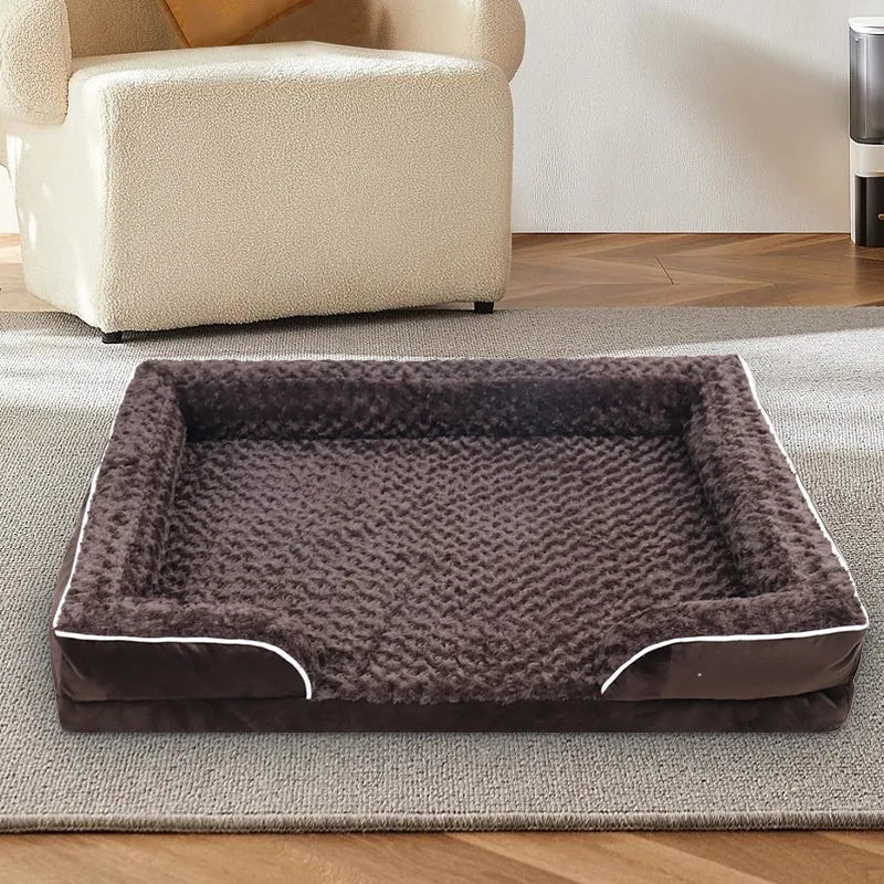 Waterproof Soft Plush Therapeutic Dog Bed
