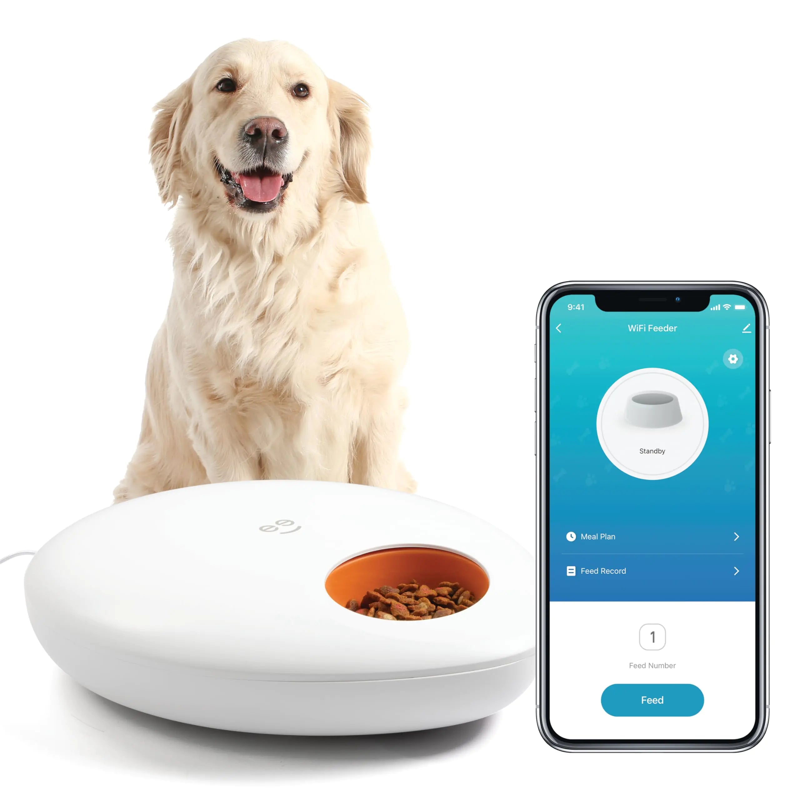 Geeni Voice-Controlled Smart Pet Feeder